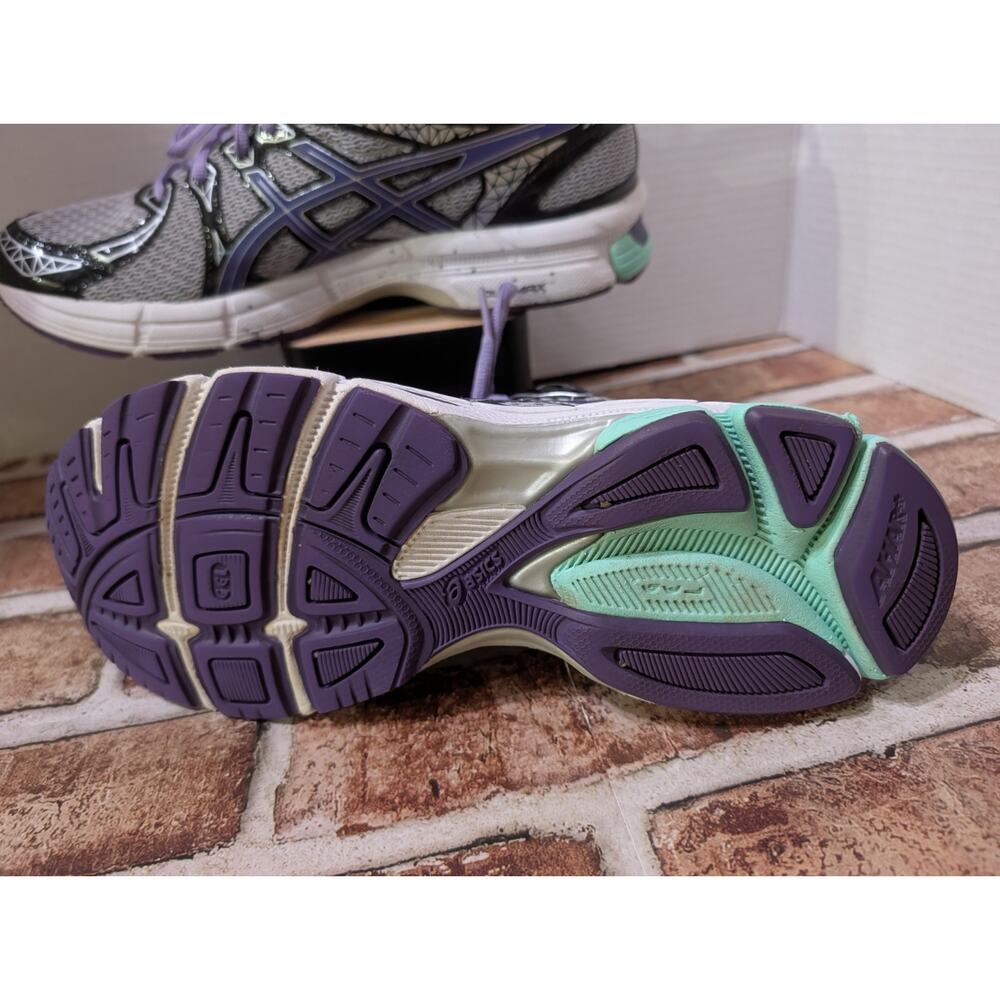 ASICS GEL-Exalte 2 Women's Running Shoes Size 10 US Gray Purple T4B6N Pre-owned - Picture 6 of 9